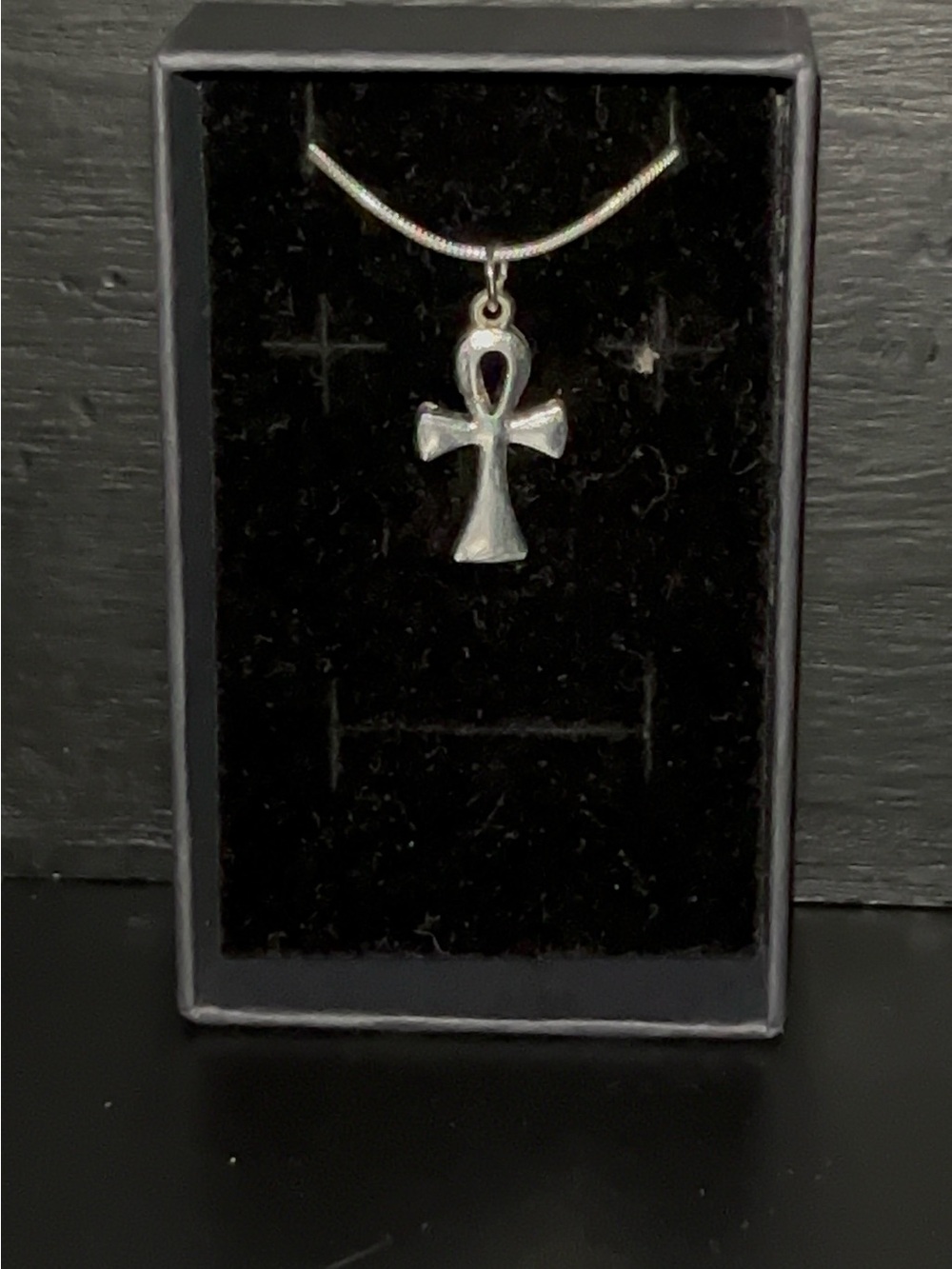 Sterling Silver Ankh Pendant Necklace - Women's Symbol Jewelry